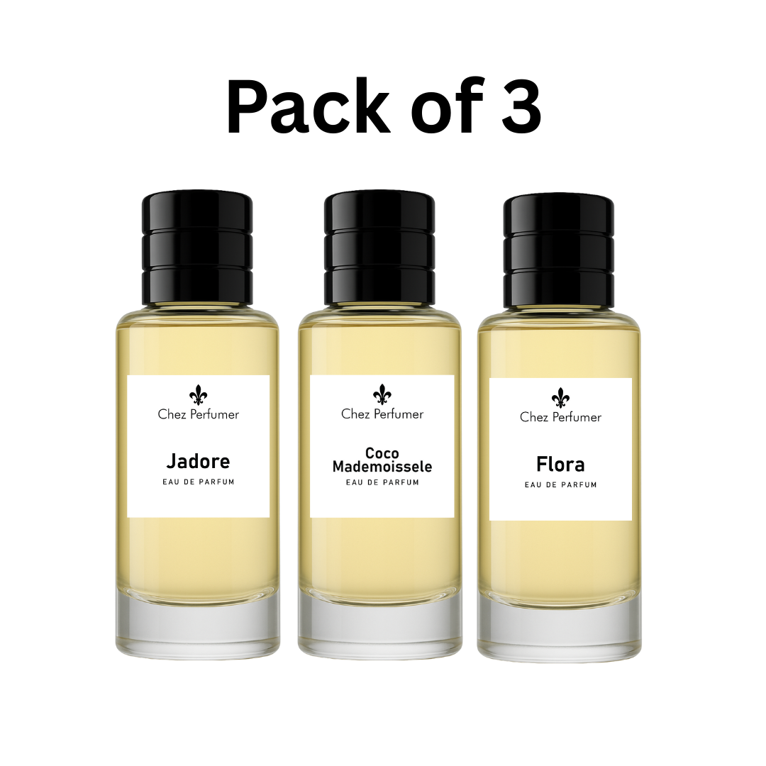 Pack of Three Chez J’adore, Chez Coco, and Chez Flora