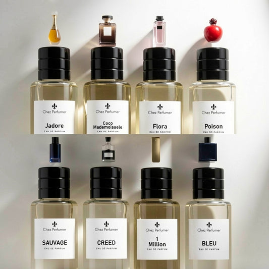 Sauvage , Creed, 1 Million , Bleu , Coco , Jadore , Poison , Flora (50 ML)