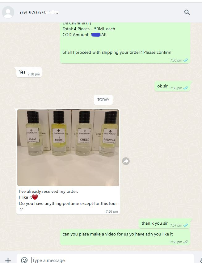 حزمة من ثلاثة Chez Sauvage وChez Creed وChez 1 Million