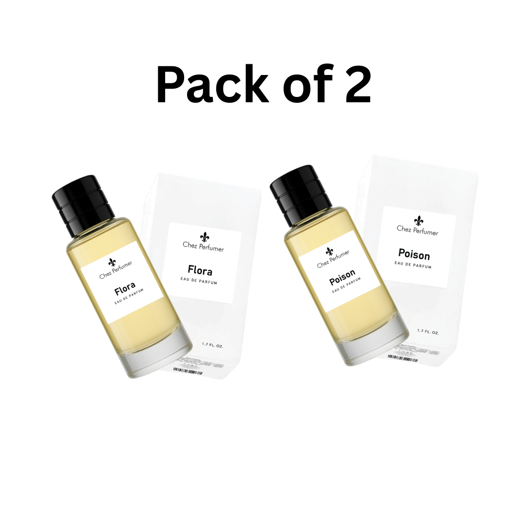 Pack of Two Chez Flora and Chez Poison