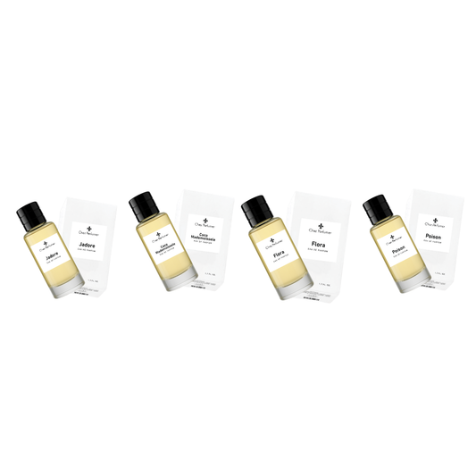 Pack of Four Chez J’adore, Chez Coco, Chez Flora, and Chez Poison