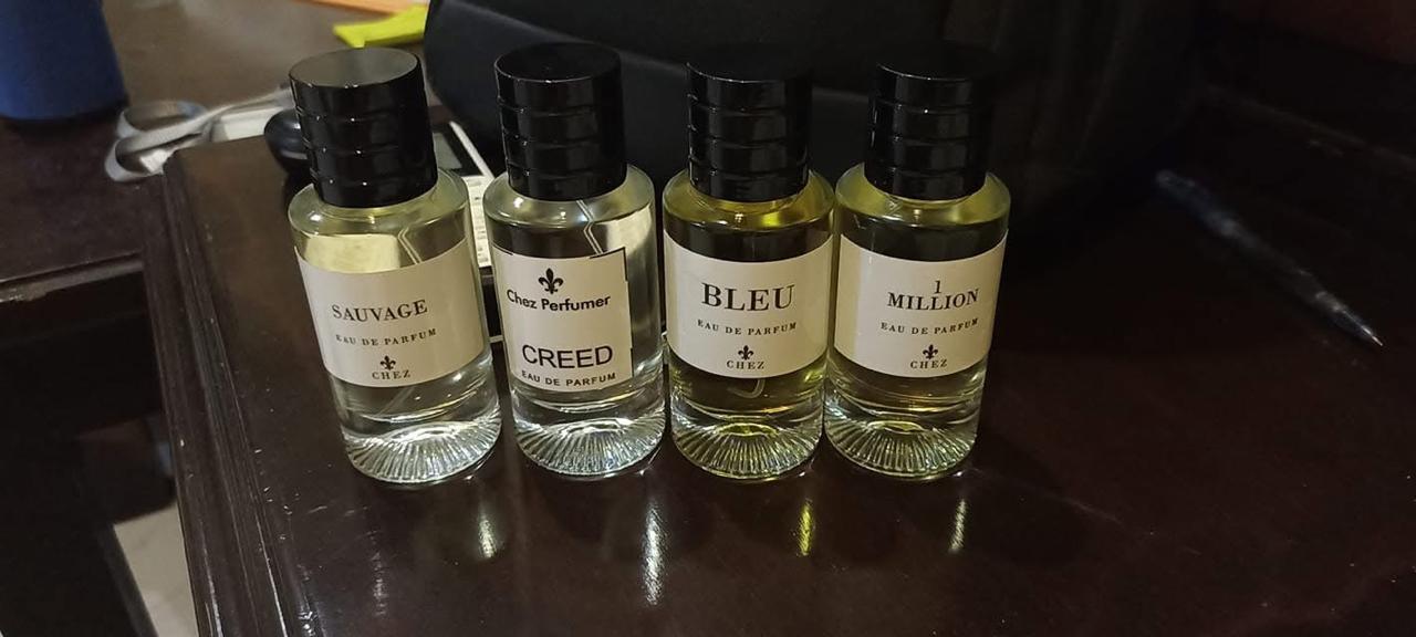 Pack of 4 - Sauvage, Creed, 1 Million, Bleu (50 ML)