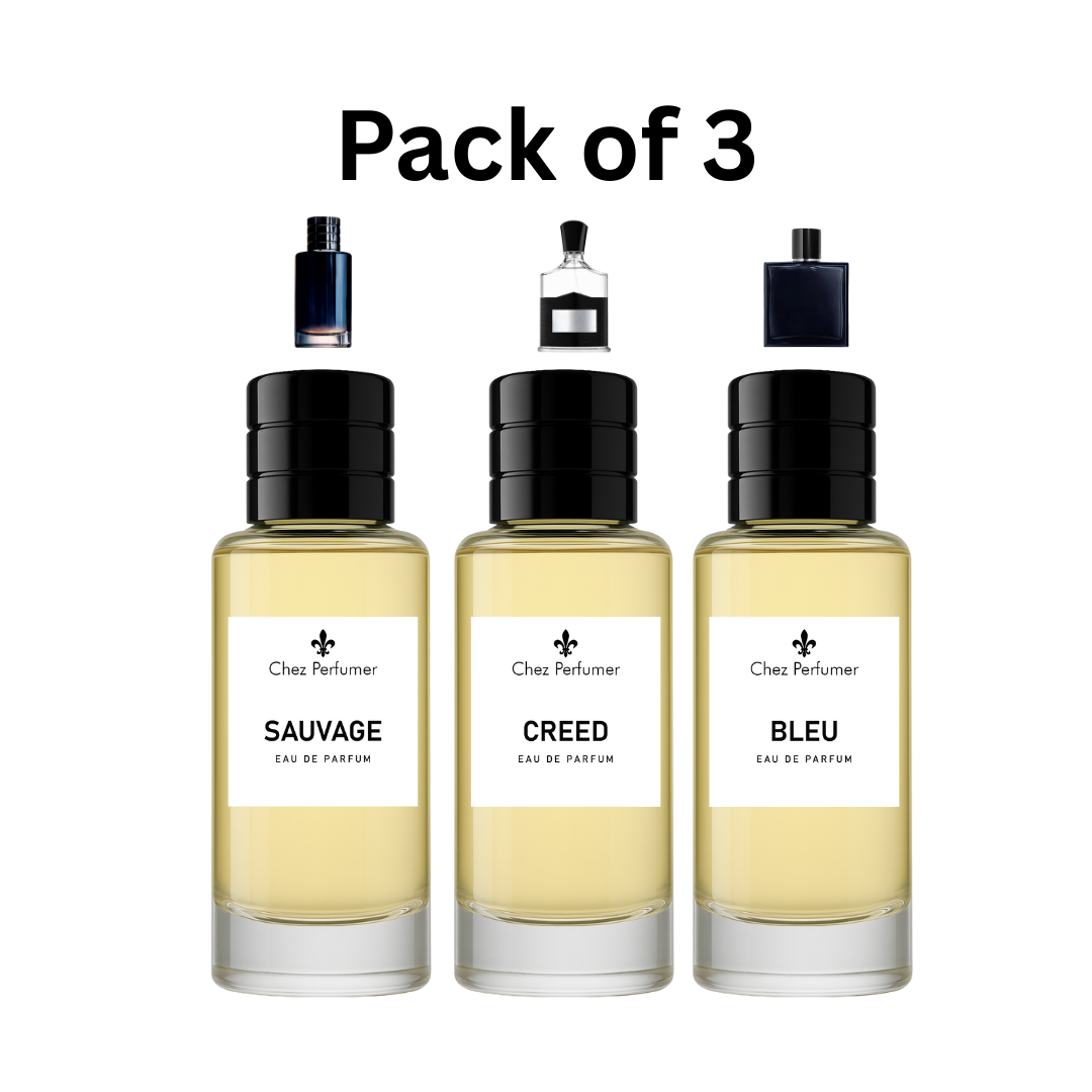 Pack of Three Chez Sauvage, Chez Creed, and Chez Bleu