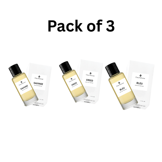 Pack of Three Chez Sauvage, Chez Creed, and Chez Bleu